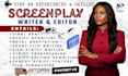 edit convert movie script screenplay TV series screenwriting into final draft