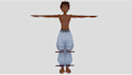 make retro low poly character modeling, rigging and animation in y2k,ps2,ps1,n64