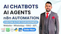 be ai chatbot or custom business ai website, mobile app chat bot developer