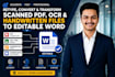 do ocr typing, PDF to word conversion, scanned document retyping
