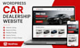 develop wordpress website for car dealership, auto dealer and vehicle listing