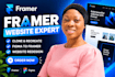 framer website, framer website design, framer landing page, framer website