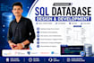 devlop advanced database design with both front and backend