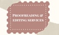 proofreading and editing services