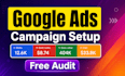 setup and optimize google ads campaign for local business, shopify, ecommerce