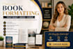 do paperback formatting, book formatting, amazon kindle and book design