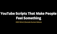write a powerful youtube script that hooks viewers and keeps them watching