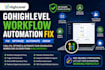 gohighlevel workflow automation fix