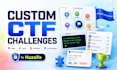 create custom ctf capture the flag challenges with writeups