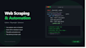 build a python web scraper and automation tool