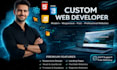 develop a full stack website with database integration and admin panel
