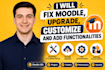 install, upgrade, migrate and customize moodle