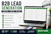 bulid a verified b2b lead list with emails and  linkedln