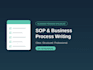 write sops and business process documentation