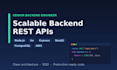 develop scalable backend rest apis with nodejs and golang
