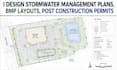 design stormwater management plans, bmp layouts, post construction permits