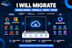 migrate emails, users and data to microsoft 365 with zero downtime