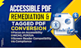 remediate your PDF and create a tagged accessible PDF