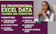 do data labeling, listing, cleaning and formatting