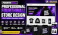 setup fourth wall store design fourthwall merch pod design fourthwall website