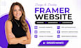 framer website develop framer website framer landing page framer website
