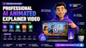 make a professional ai animated explainer video