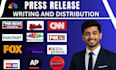 write music press release USA pr distribution submit press release german pr
