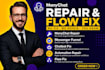manychat repair, messenger funnel, chatbot fix, automation repair, flow fix