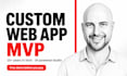 build a custom ai powered web app mvp with backend and dashboard