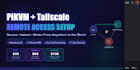 set up pikvm with tailscale for secure remote access to your PC from anywhere