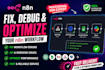 fix, debug and optimize your n8n workflow
