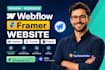 design webflow website, framer website, convert figma to webflow