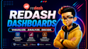 build and design redash, domo,  klipfolio, geckoboard and iftt  website