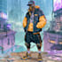 cyberpunk hacker character art