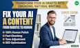 humanize ai content, rewrite chatgpt text, and fact check