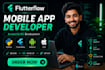 develop flutterflow mobile app development, fintech app and firebase integration