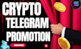telegram forex promotion, telegram ads, crypto telegram meme coin token sales