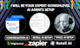 setup gohighlevel ai agent for conversation and voice ai, retell ai setup