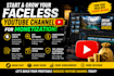 create faceless youtube video and faceless channel setup