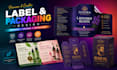 design, redesign, edit, or resize product label and packaging design