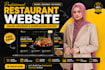 design your restaurant website with online ordering and reservation system