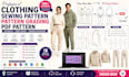 create clothing sewing pattern, pattern grading, clothing pattern, pdf pattern