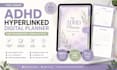 design adhd hyperlinked digital planner for goodnotes, canva and etsy
