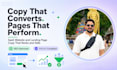 do saas website and landing page copy that converts