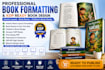 do interior book layout formatting, children book design and KDP book resize
