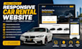 create a responsive car rental website