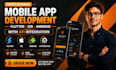 build mvp saas app, flutterflow mobile app with firebase and API integration