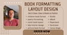 do children book formatting, poetry, and comic book layout design for kdp