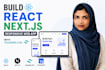build react nextjs responsive web app with tailwind css