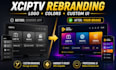 customize xciptv app with your logo, colors and custom branding